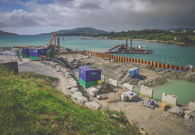 An image of a wharf extension