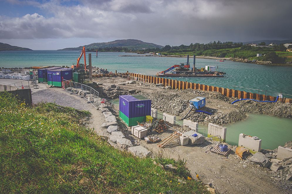An image of a wharf extension