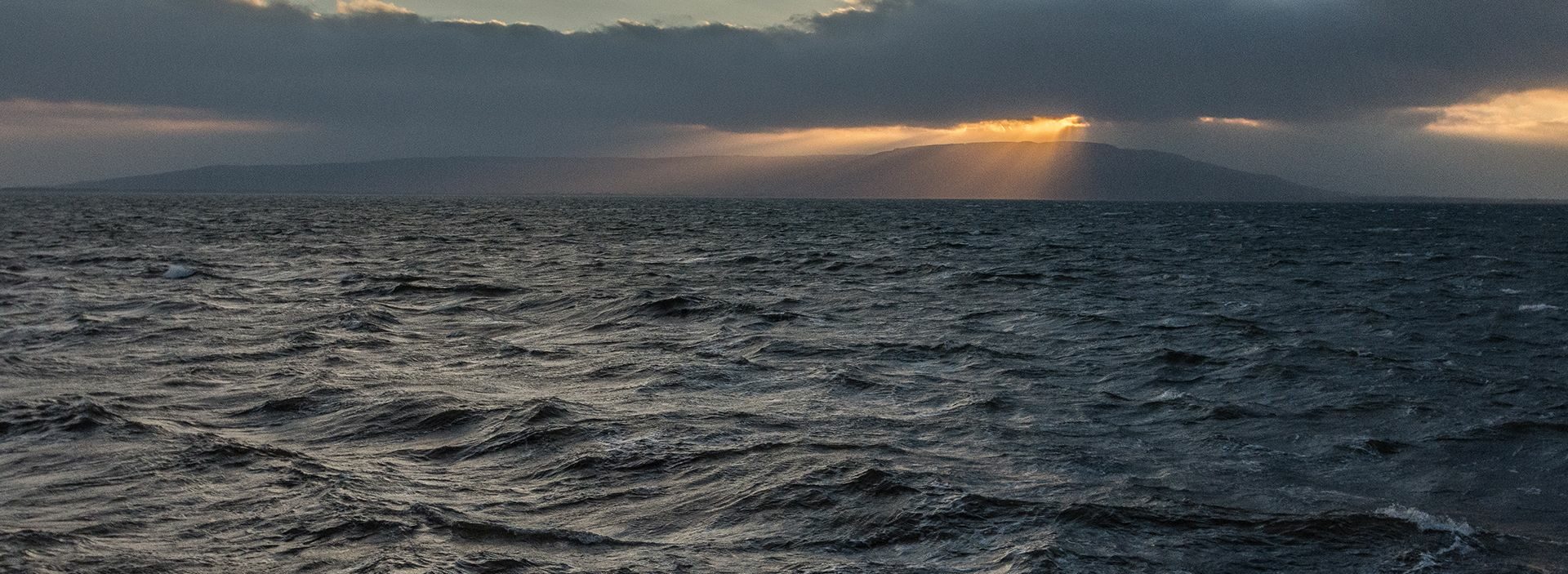 An image of the ocean