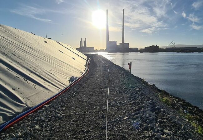 An image of a dredging project