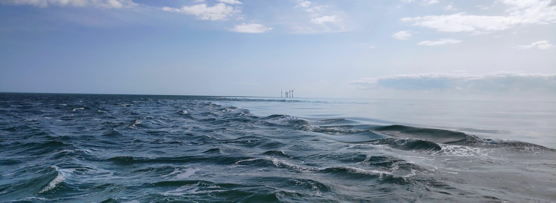 An image of Arklow offshore windfarm
