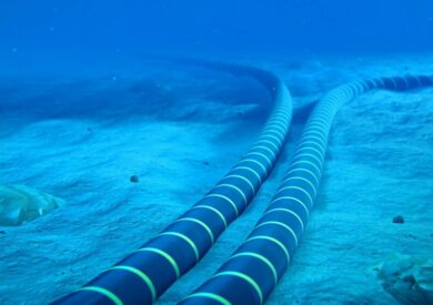 An image of underwater power cables