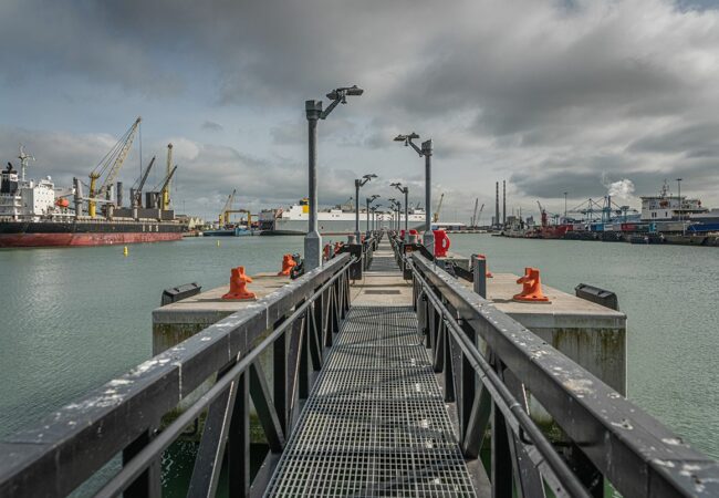 An image of a roll on roll off jetty
